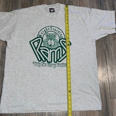 Vintage Screen Stars Weight Training Rancho Rams Las Vegas T-Shirt XL Gray 90s