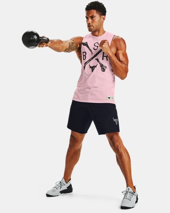 UNDER ARMOUR PROJECT ROCK BSR BLOOD SWEAT RESPECT DWAYNE JOHNSON TANK TOP sz XL gallery