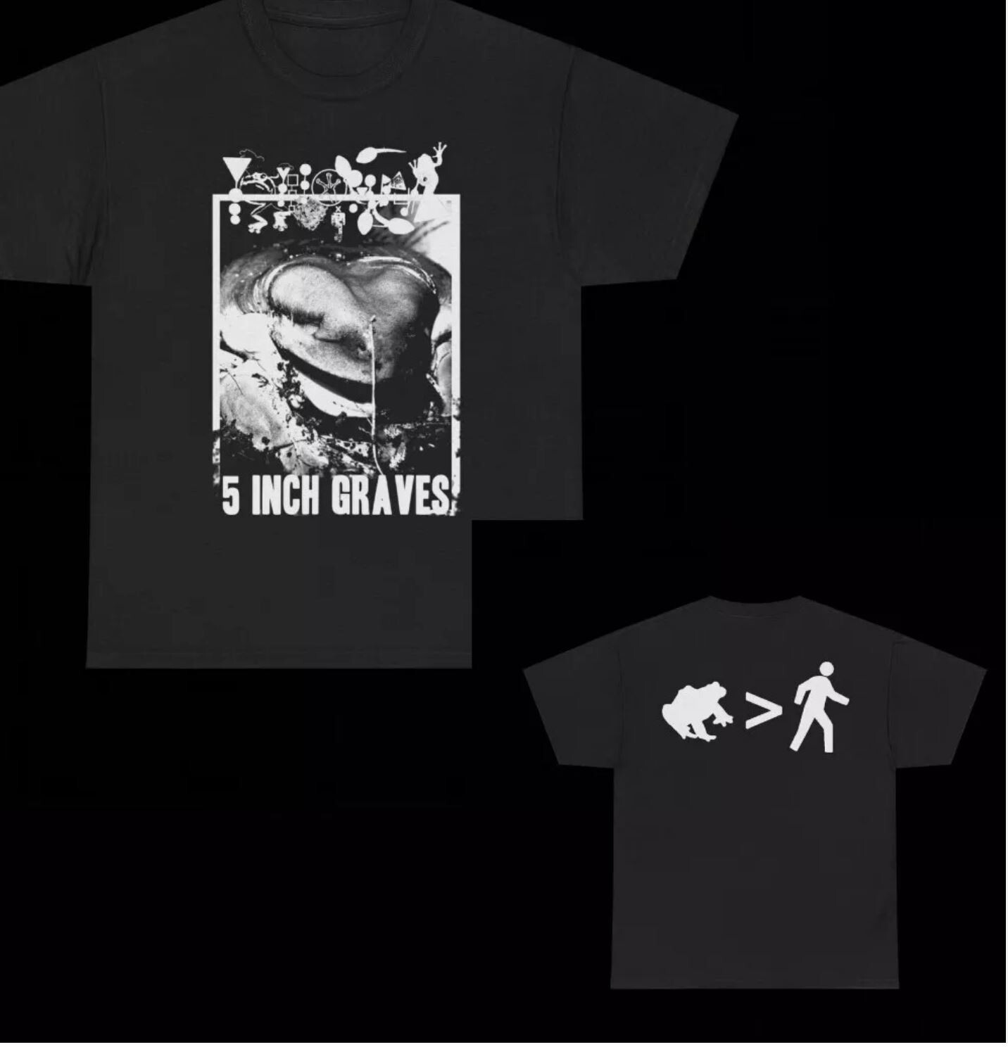Phyllomedusa 5 Inch Graves Frog Noise T Shirt Mince Porn Grind Death Metal Crust