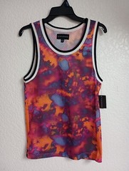No Boundaries Mesh TankTop Sleeveless Multicolor Size XSmall (30-32)