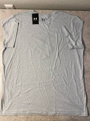 Under Armour Men’s 2XL Gray Baseball Diamond Graphic T-Shirt NWT Short Sleeve
