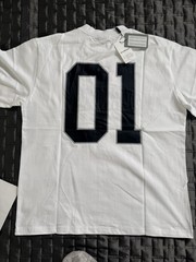AUTH NWT Balenciaga Mens Oversized Basketball T Shirt White