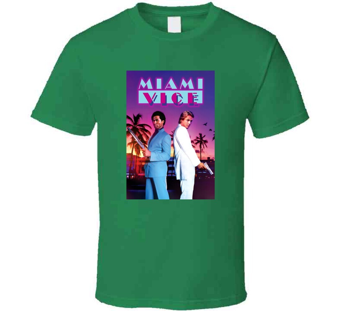 Miami Vice Tee Retro 80s Television Series Tv Show Fan T Shirt gallery