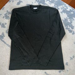 Sunspel T Shirt Mens Medium Green Long Sleeve 100% Cotton Solid Tee $120 New