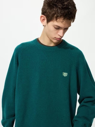PSL KAWS WINTER x UNIQLO Lambswool Crewneck Sweater 4 colors New Japan 2025 gallery