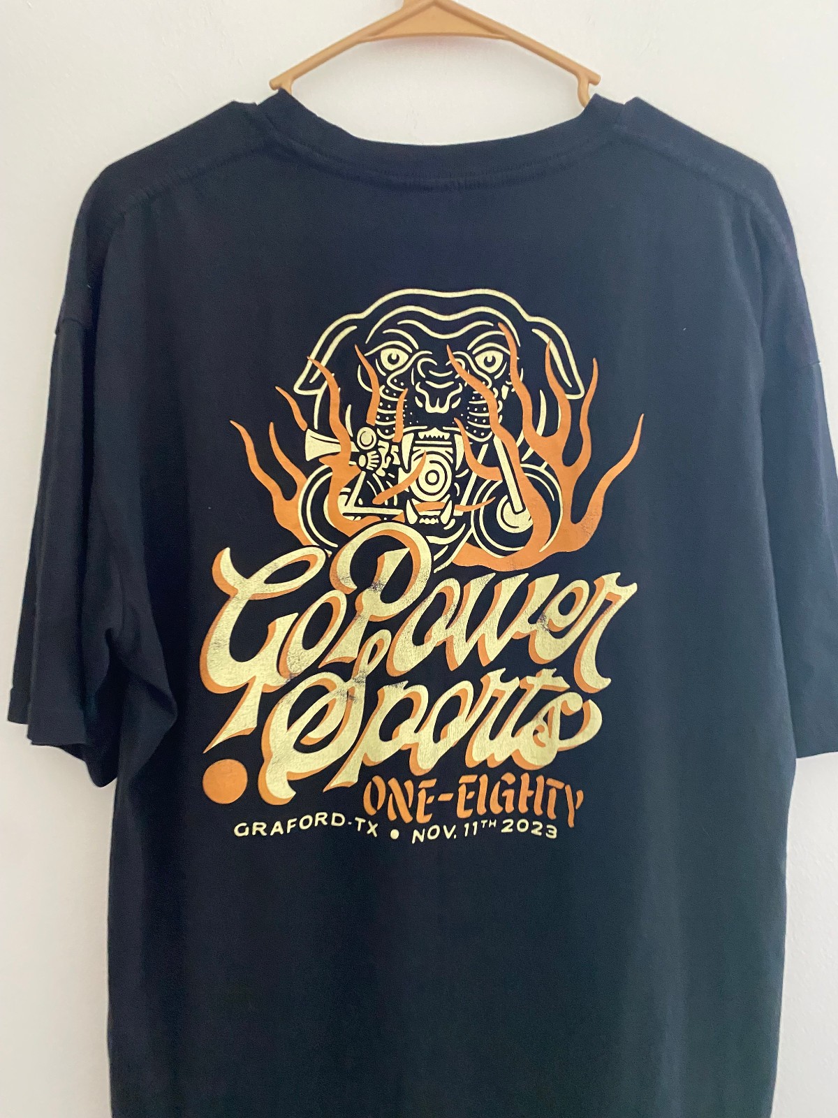 Mens Go Power Sports GPS 130 Texas 11/2023 Mini Bike Race Black T-Shirt sz 2XL gallery