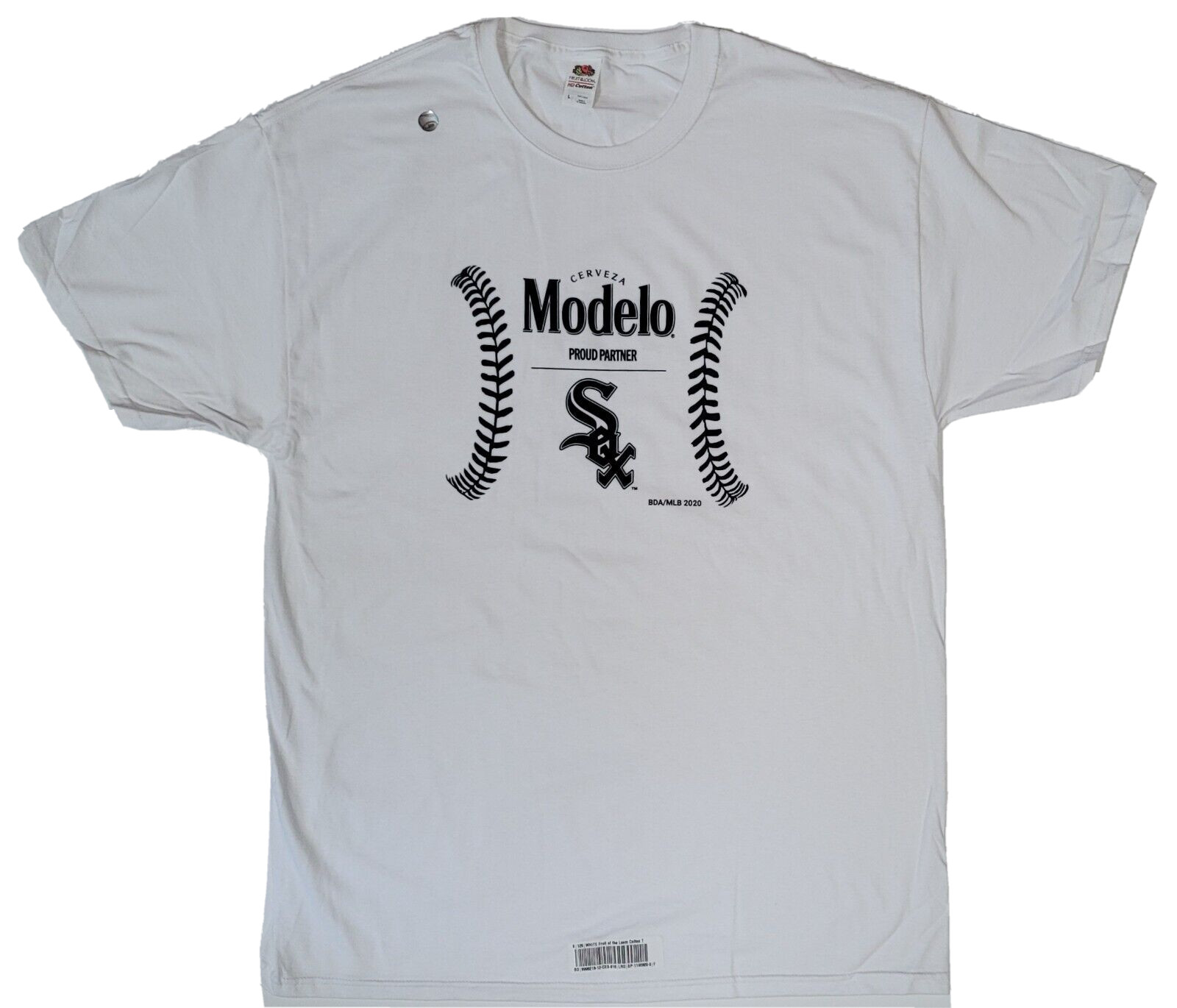 Cerveza Modelo Beer White Sox Baseball Promotional T-Shirt gallery