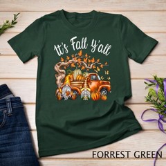 It’s Fall Y’all Gnome Pumpkin Autumn Leaves Thanksgiving Unisex T-shirt