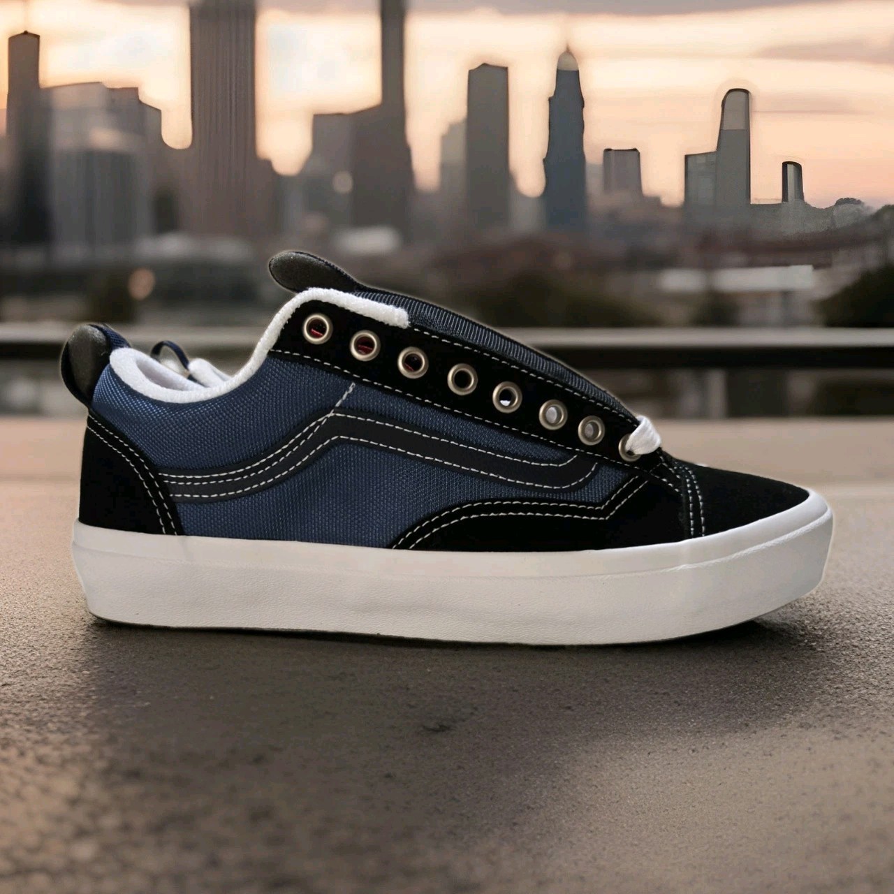 Men’s Vans Skate Old Skool 36+ Black STV Navy VN000D5RHT3 – Size 9