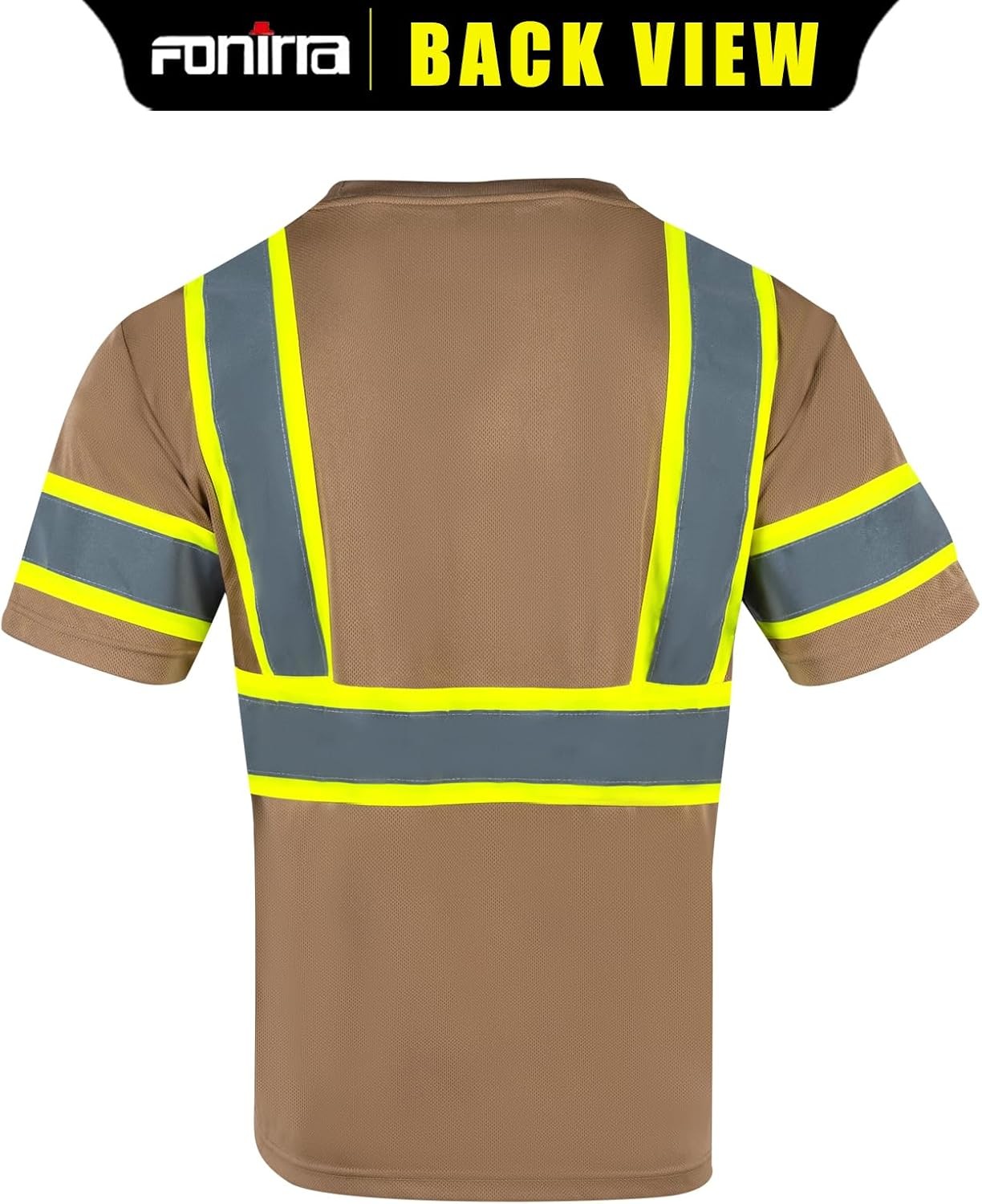 Safety Reflective High Visibility Shirt for Men ANSI Class 3 Hi Vis Construction gallery
