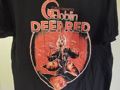 Goblin Claudio Simonetti Deep Red 2019 Tour T-Shirt Size Large SS