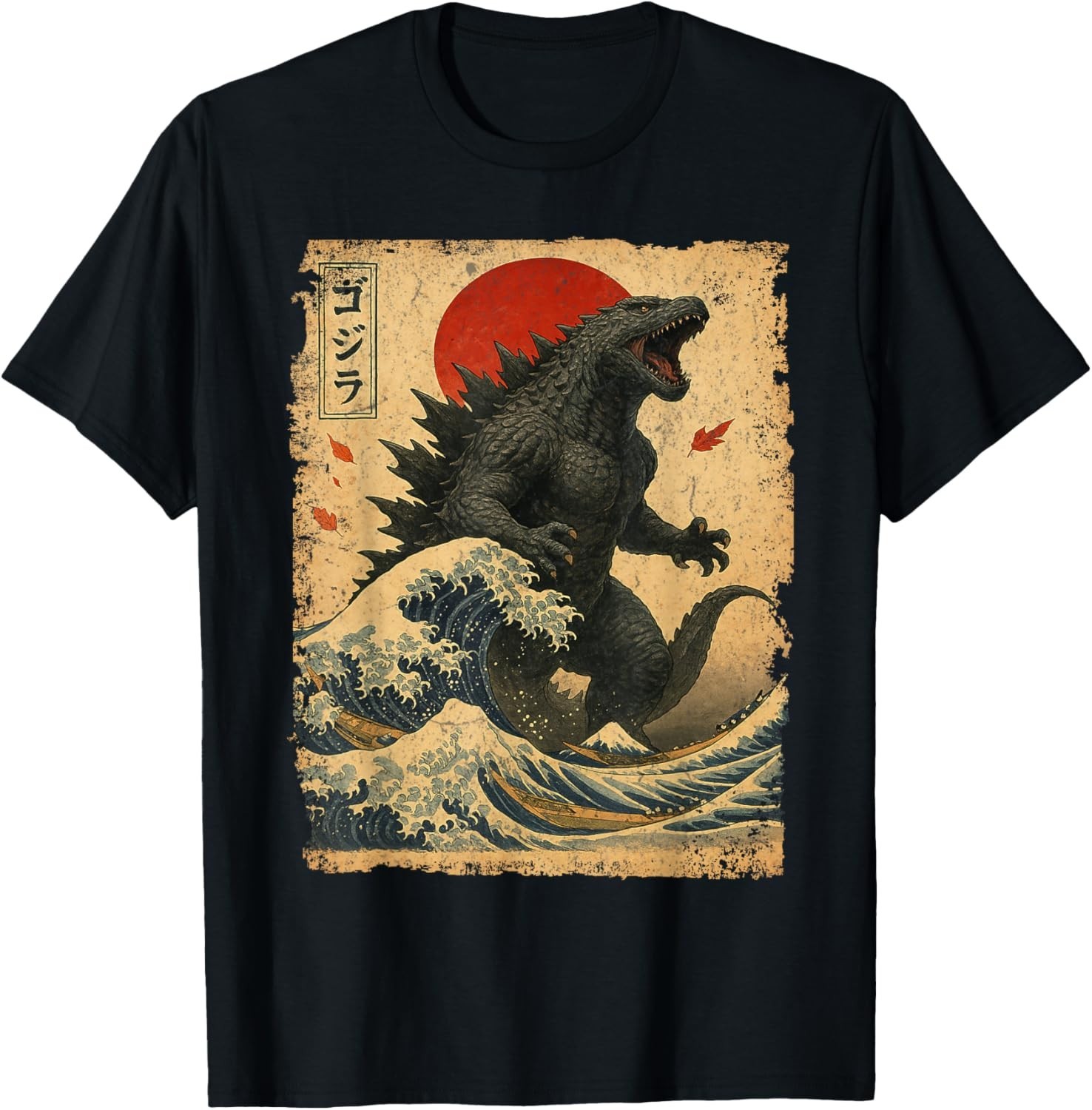 Retro Vintage Japanese Art Legendary Rare Kaiju Funny T-Shirt unisex T-Shirt