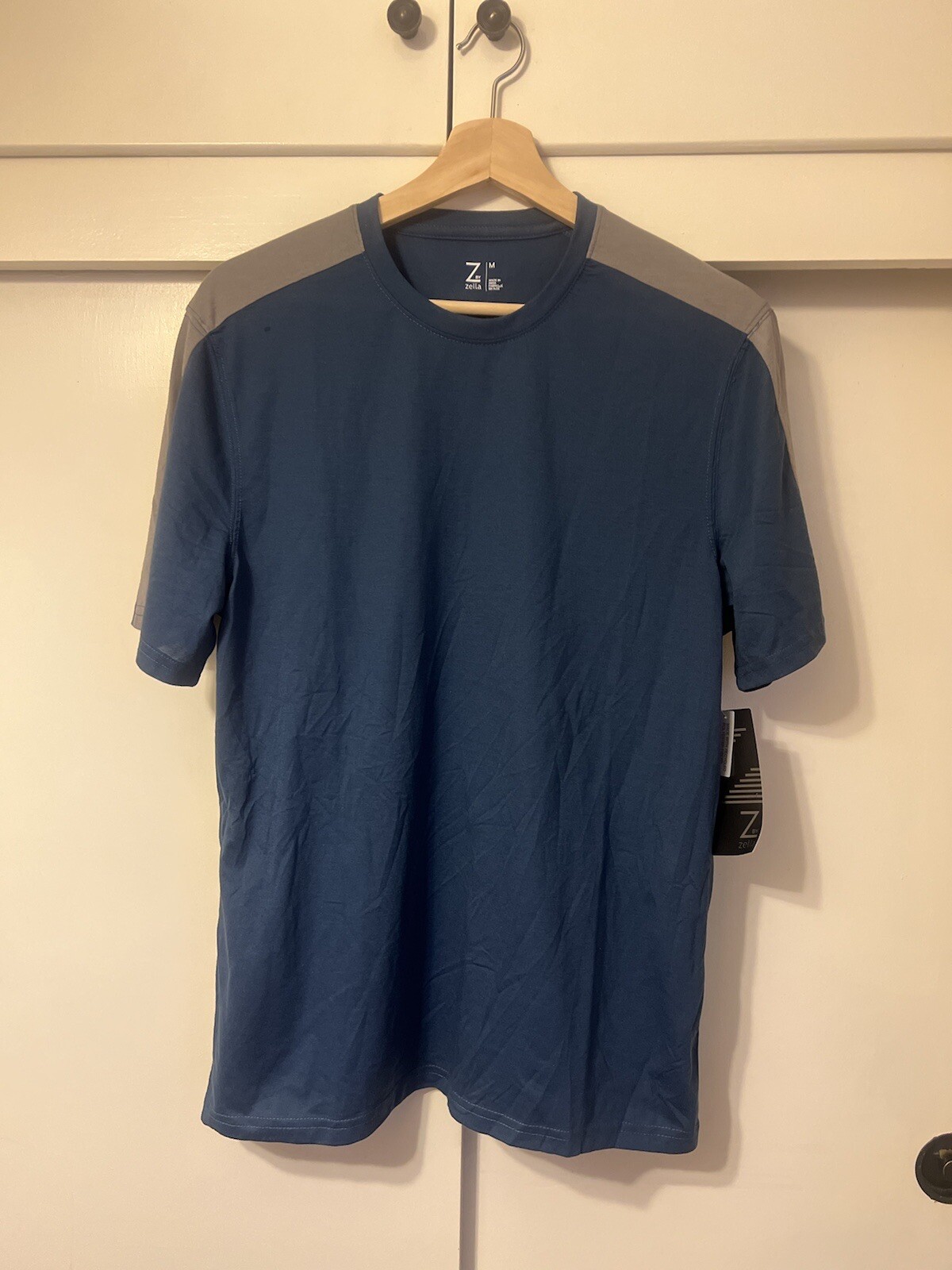 NWT! Z by zella colorblock Trailblaze short sleeve tee gallery