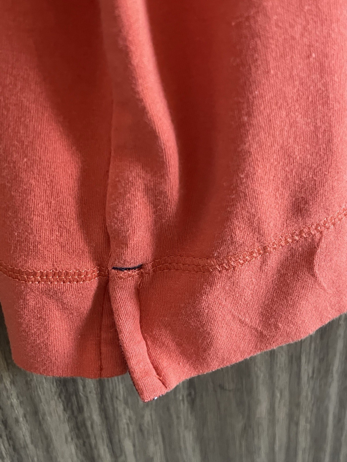 Tommy Bahama L Orange Logo Tee Short Sleeve Side Slits Cotton/Modal/Spandex gallery
