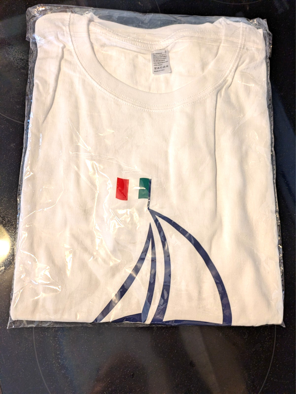 Vintage Capri Italia XL Shirt Made in Italy Nautical 90s Tee NEW in package gallery