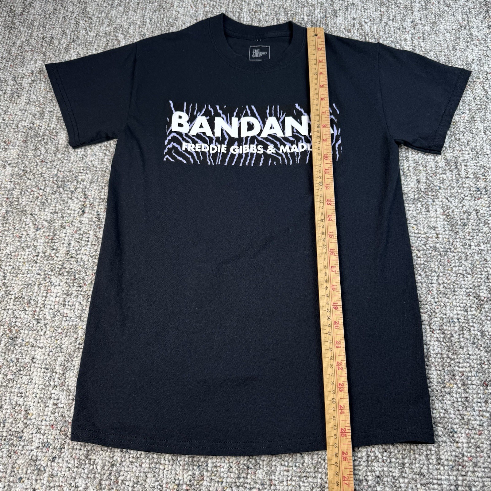 The Thread Shop Shirt Mens Small Freddie Gibbs & Madlib Bandana Black gallery