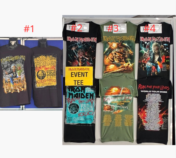 Run For Your Lives World Tour 2026 T-Shirt Heavy Metal Rock Band Reprint gallery
