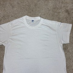 Vintage 70s Hanes Blank Poly Cotton Single Stitch T Shirt Men’s Large