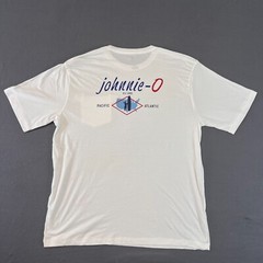 johnnie-O Pacific Atlantic Logo Graphic Surf S/S T-Shirt White M, L, XL, 2XL USA
