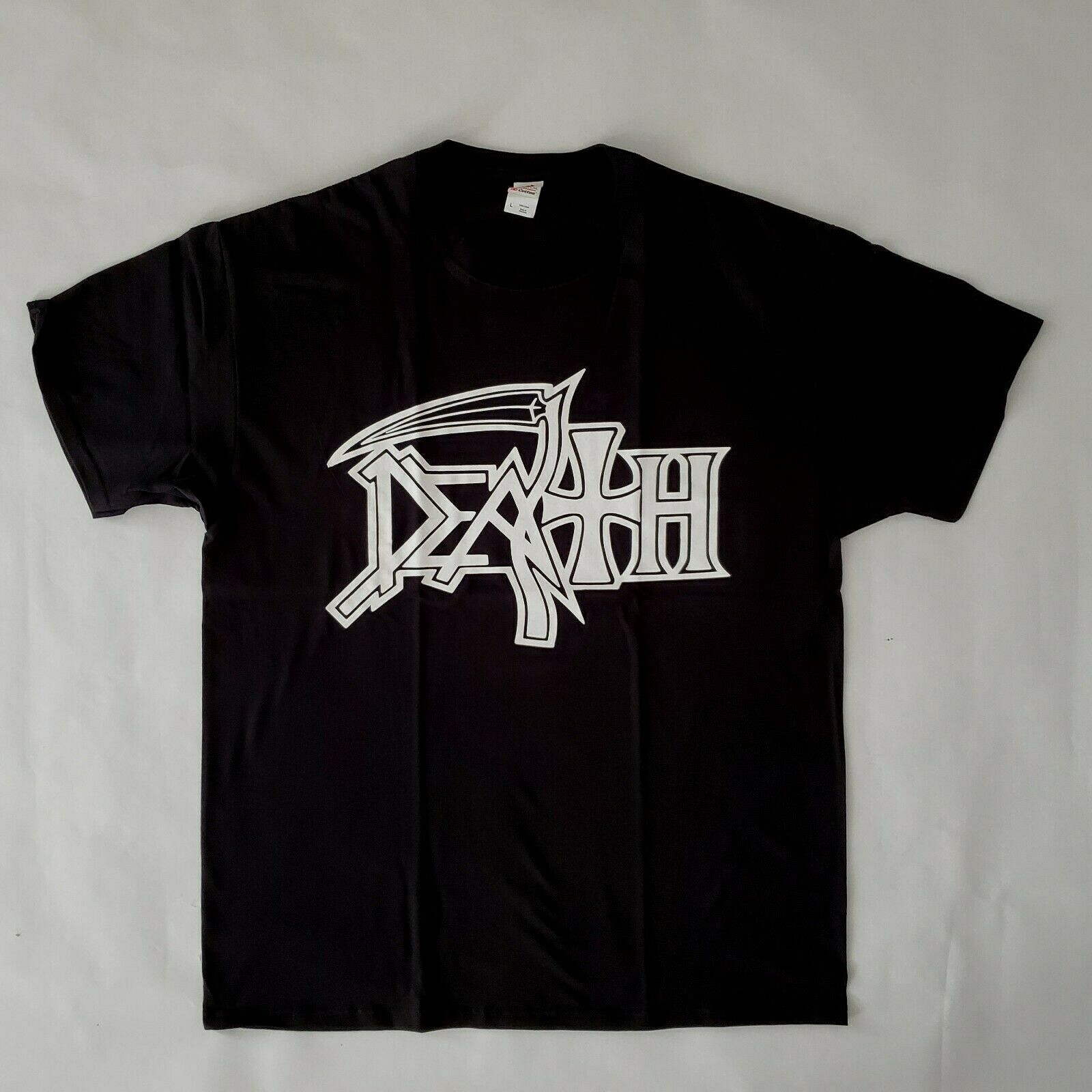 FREE SAME DAY SHIPPING Classic DEATH Logo Chuck Shuldiner Shirt LARGE gallery