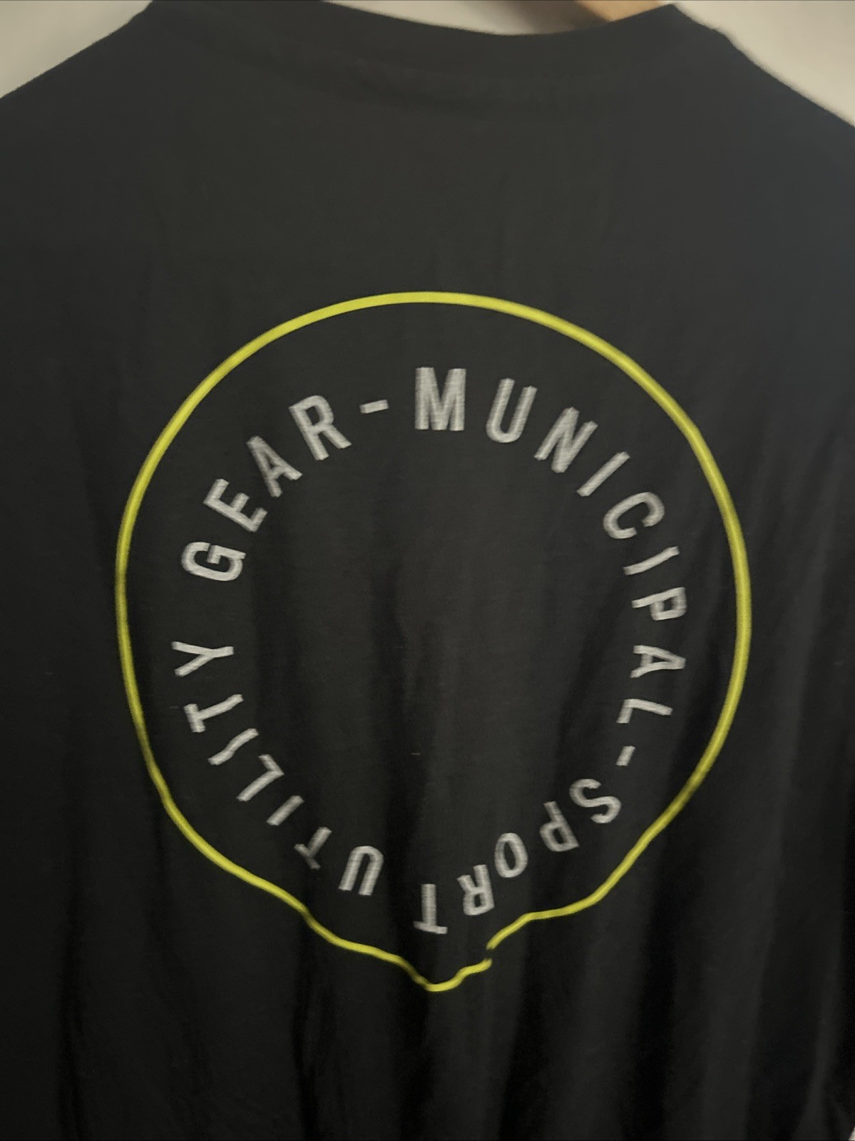 Municipal Sports Utility Gear T-Shirt, Large With Front And Back Logo gallery