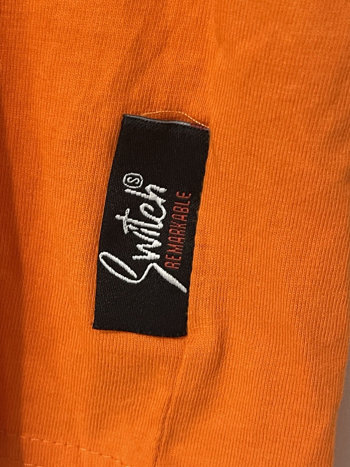 Vintage Switch Remarkable Buckle Pocket Strap T-shirt Orange Black XL Yellow gallery