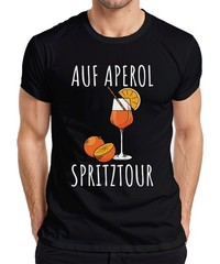 Aperol Spritz Splash Summer Party Cocktail Fans Funny Saying Men’s T-Shirt