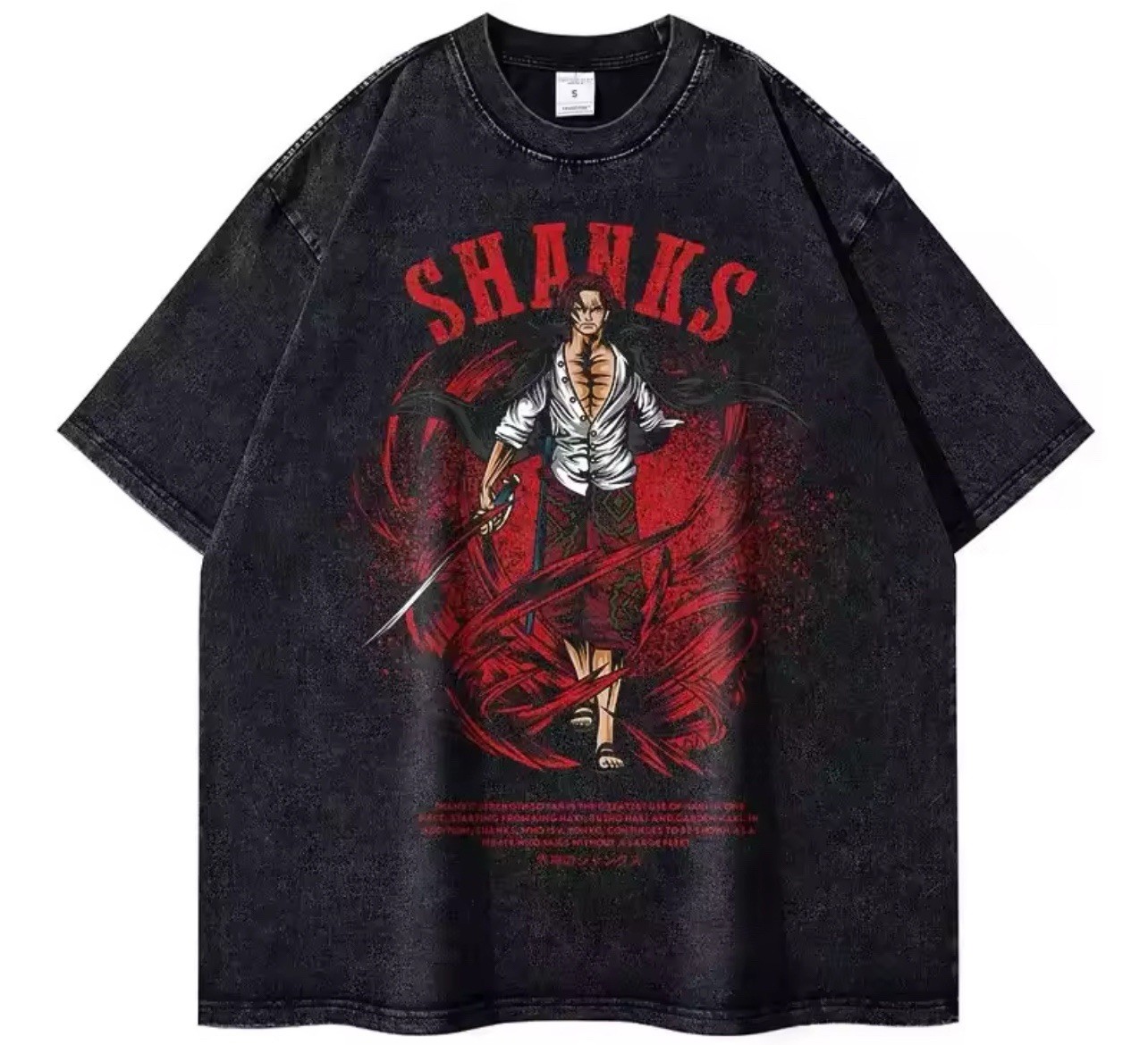 New One Piece Red Haired Shanks Emperor T-Shirt Unisex READ DESCRIPTION gallery