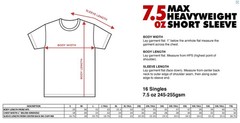 Shakawear Men Forest Max Heavyweight Short Sleeve Tee Shirt 7XL Big Tall Blank T