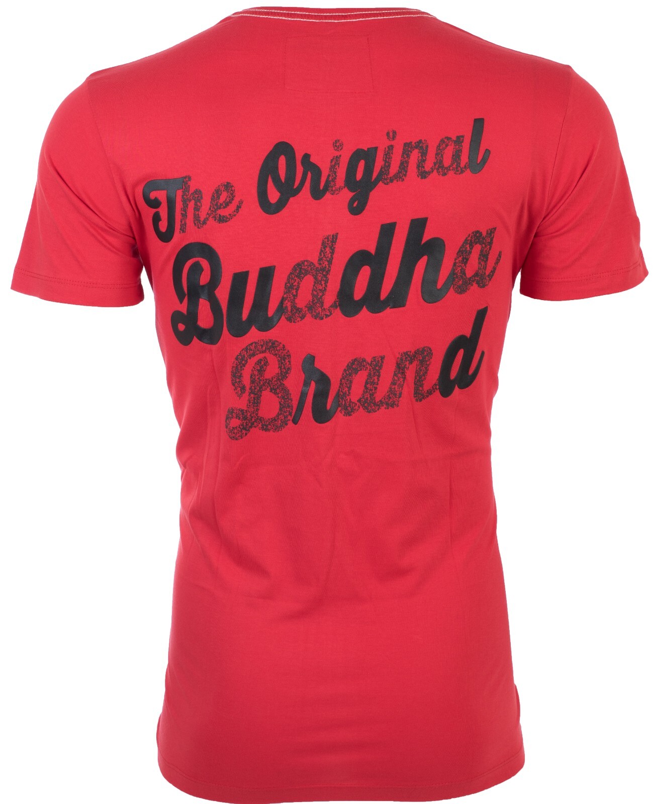 $89 TRUE RELIGION Red ORIGINAL BUDDHA FACE Short Sleeve Designer Graphic T-shirt gallery
