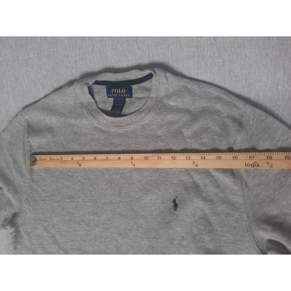 Polo Ralph Lauren Men's XL Knit Herringbone Embroider Logo T-Shirt Short Sleeve gallery