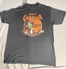 Count Chocula T Shirt Men Large Tee Luv Vintage retro Style 80’s 90’s Cereal Y2K