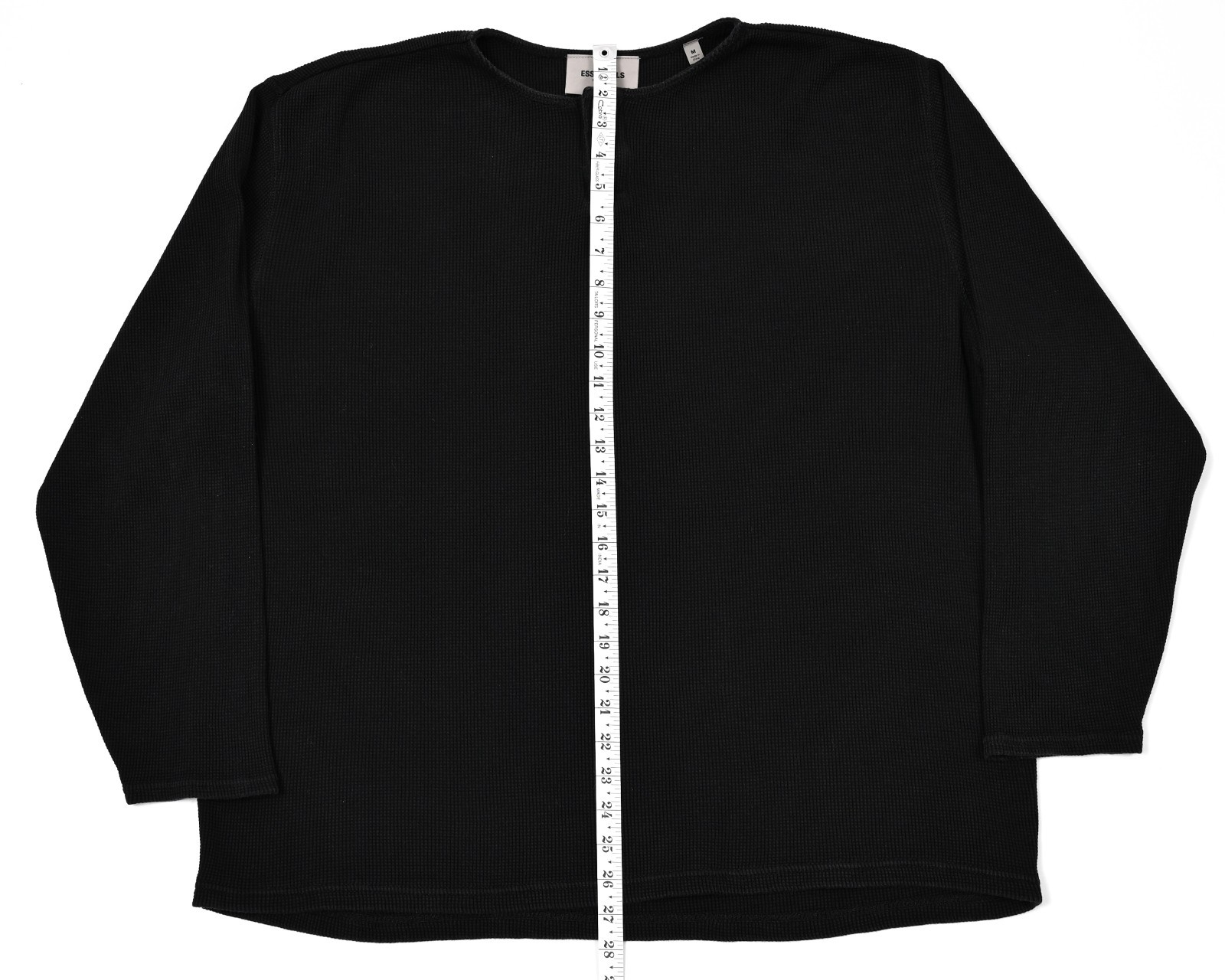 Fear of God Essentials Thermal Henley Men's M Waffle Knit Basic Shirt Pullover gallery