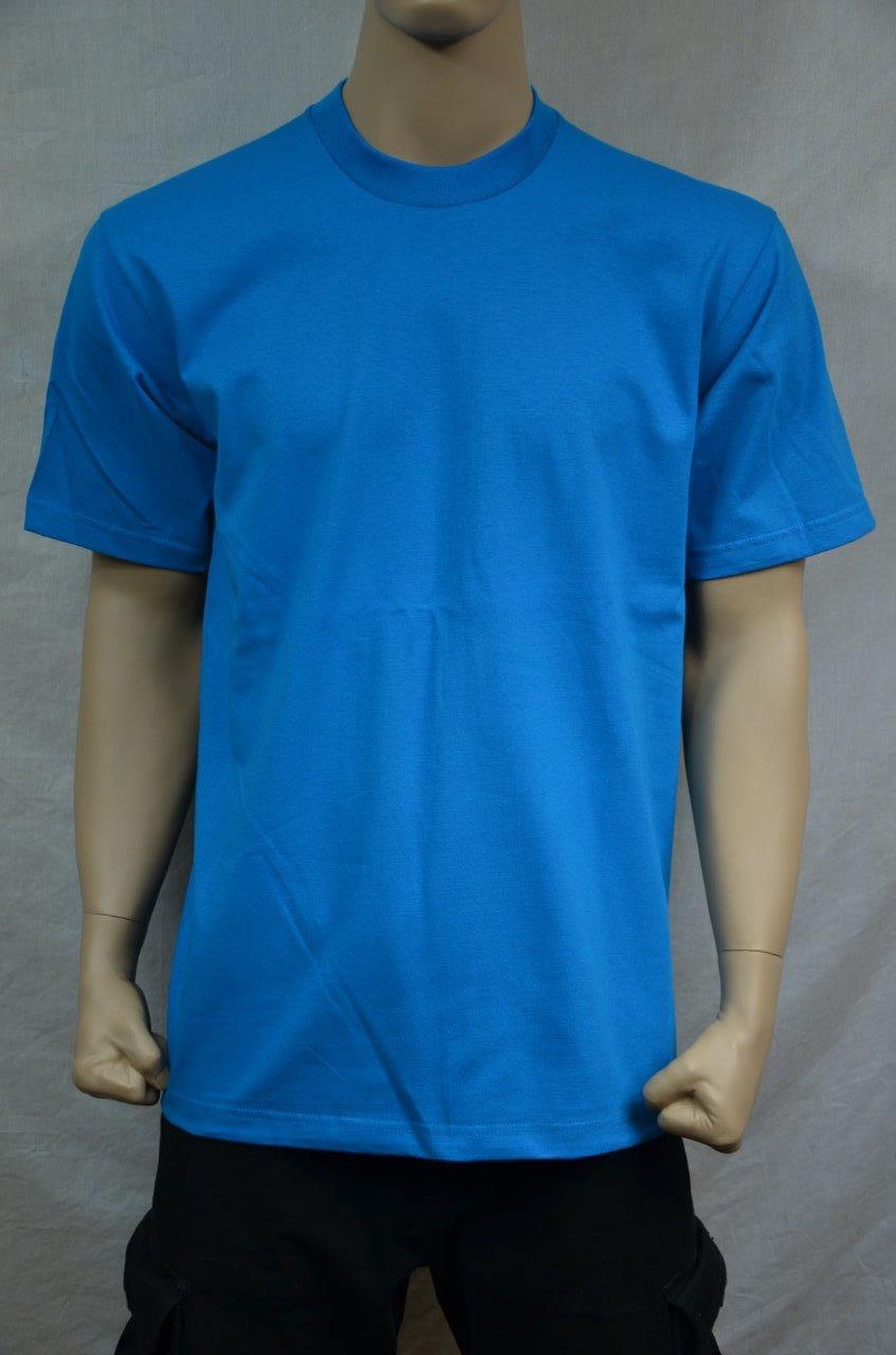 1 NEW PRO5 SUPER HEAVY WEIGHT T-SHIRT TURQUOISE TEE PLAIN BLANK COTTON S-7XL