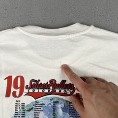 1996 Colorado Silver Bullets Shirt Men’s XL White Short Sleeve Double Sided
