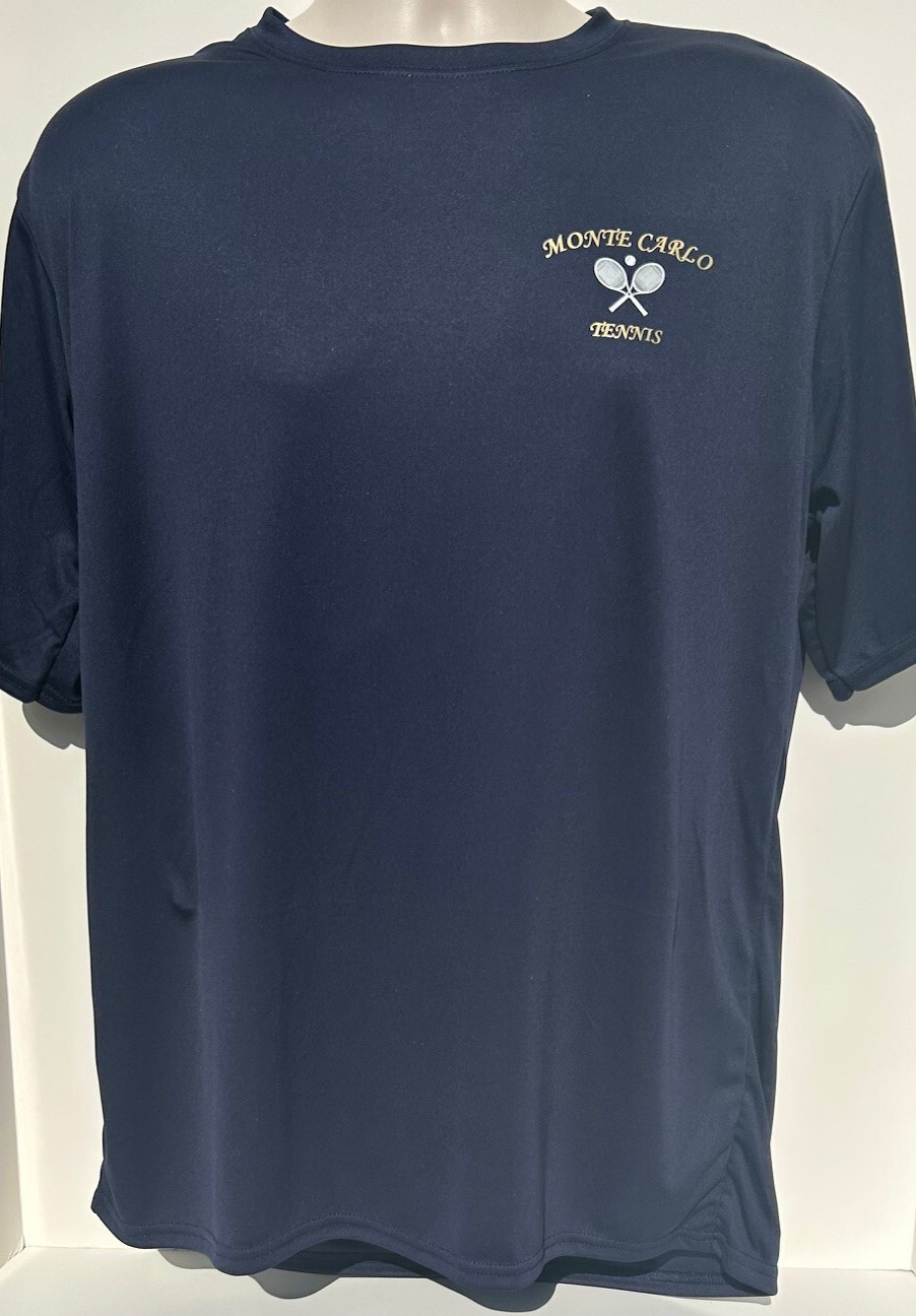 Monte Carlo Deep Navy SS T's 3.8-OZ, UPF 50, 100% Poly Dry-Fit / New Limited Run gallery