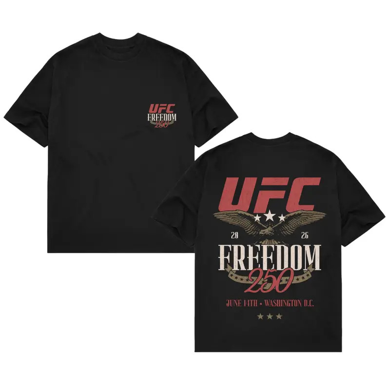 UFC Freedom 250 Stars T-Shirt, UFC White House Tee, UFC Freedom 250 Shirt gallery