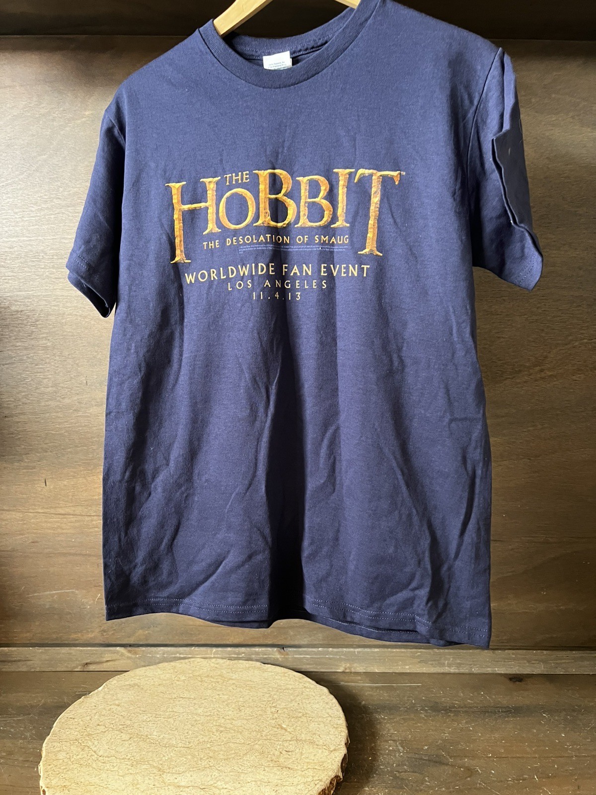 The Hobbit T-Shirt Movie Men’s M WORLDWIDE FAN EVENT LOS ANGELES 2013 NEW gallery