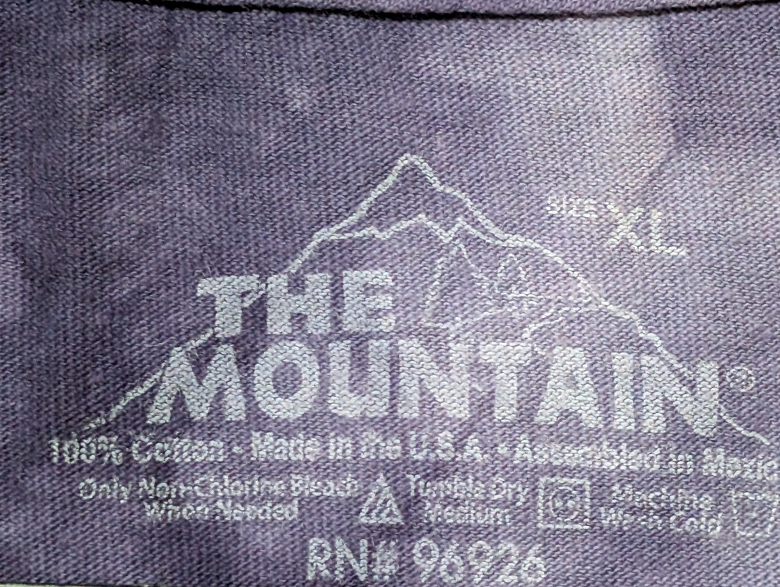 The Mountain Men's T-shirt Purple Grateful Dead Bear Retired Logo XL #2785 EUC gallery