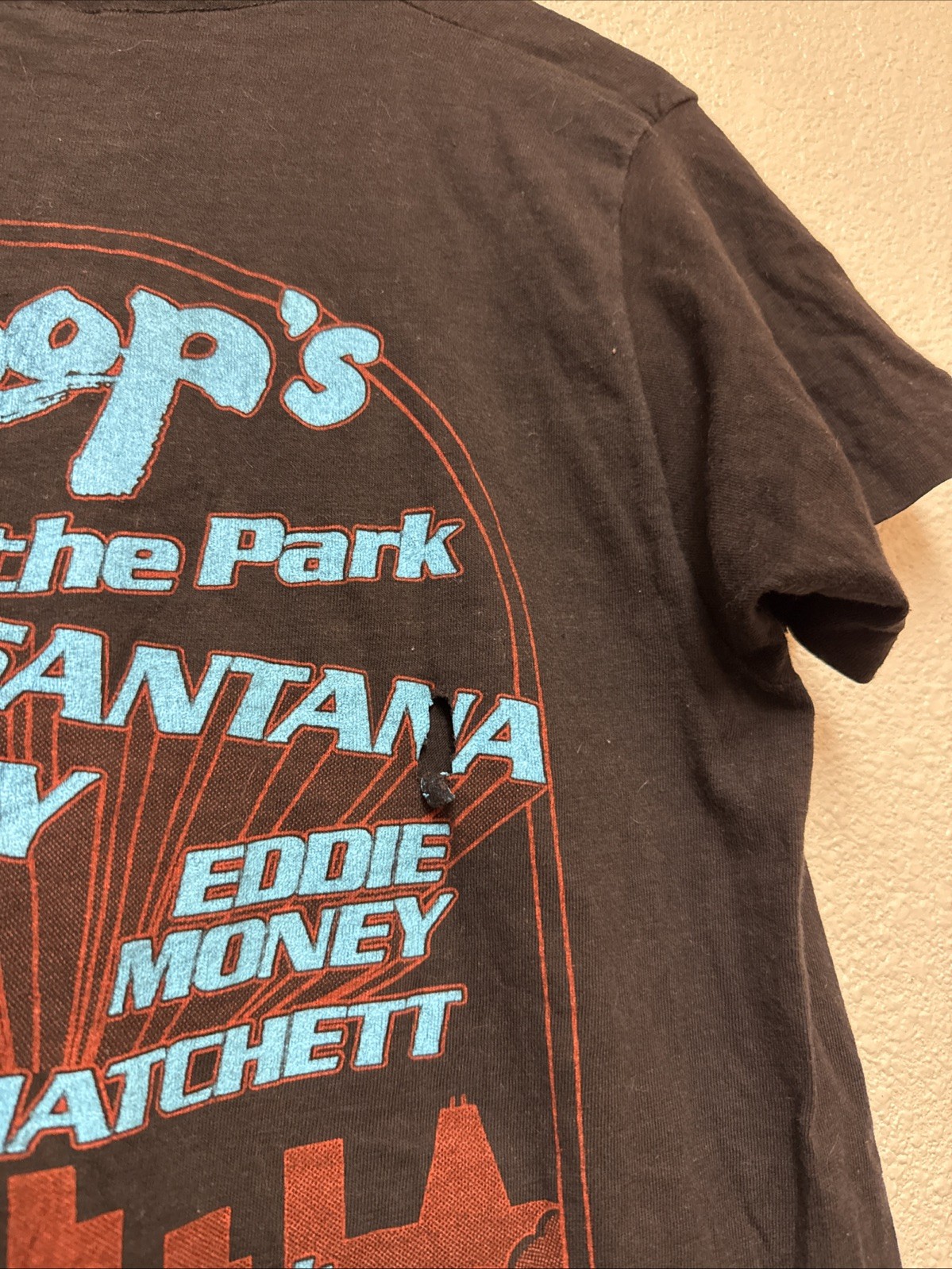 1979 The Loop's Day In The Park Thin Lizzy Concert Shirt Sz S Read Description gallery