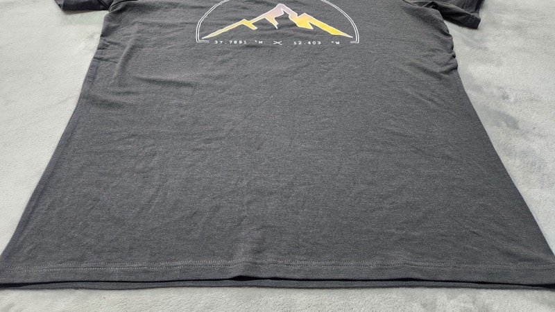 NWT Alesbury Men's Large Dark Grey Ames Modal Graphic Tee T-Shirt Jersey gallery