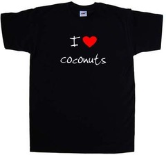 I Love Heart Coconuts T-Shirt