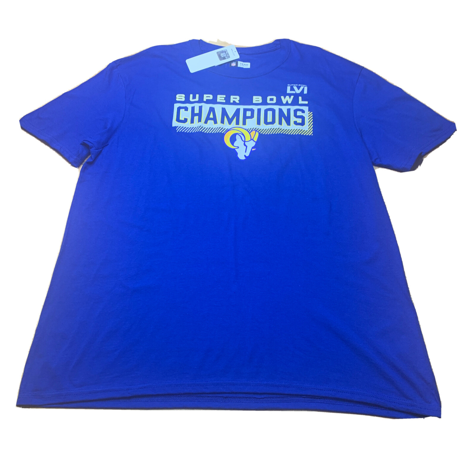 Los Angeles Rams Mens Super Bowl LVI Champions 2021-2022 T-Shirt Fanatics S-XL