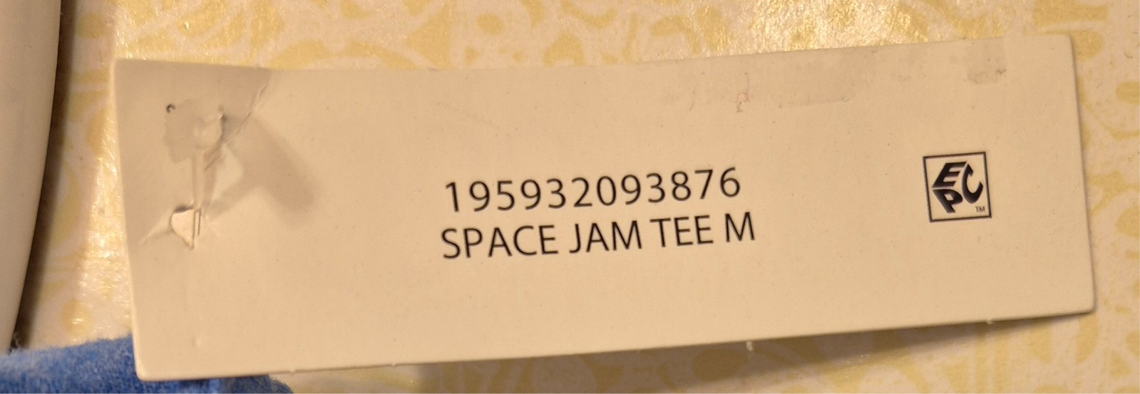 NWT Space Jam T Shirt Tee Bugs Bunny Heather Blue Mens Medium Graphic Print gallery