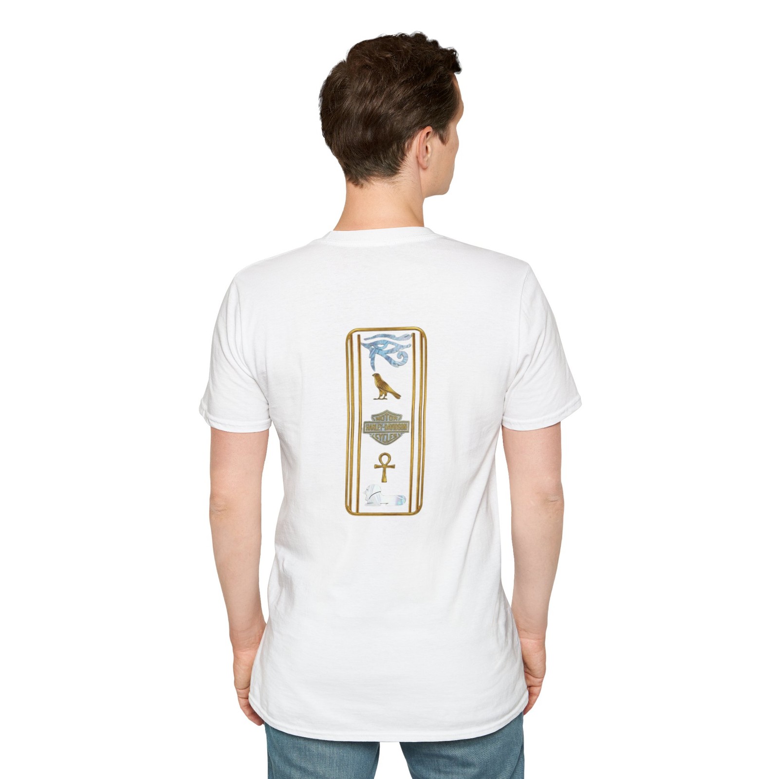The Egyptian God Anubis Art T-Shirt | HD Motorcycle Edition