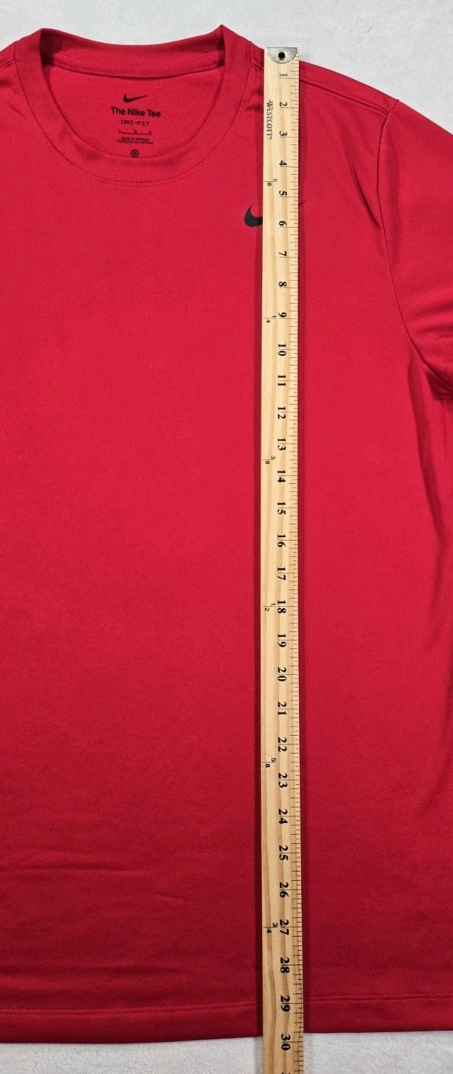 Mens Nike DriFit Legend Fitness Short Sleeve T Shirt Red Large Workout Gym gallery