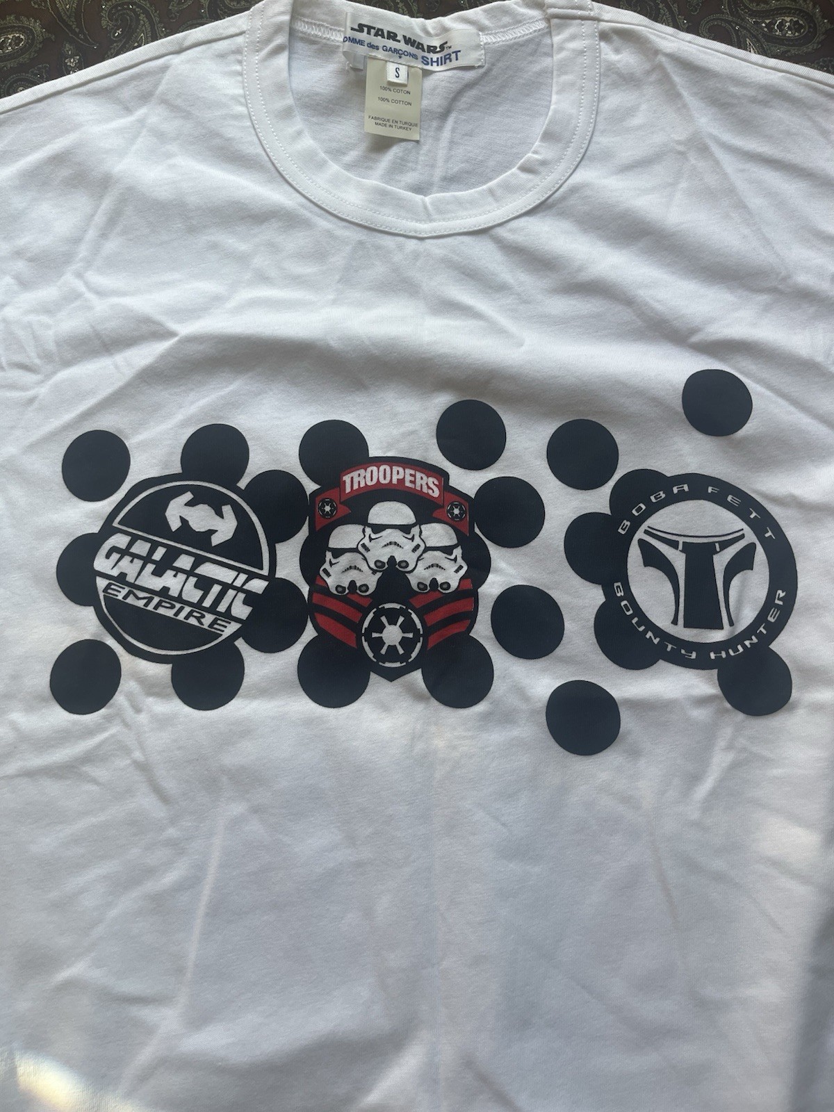 Commes des Garconne Star Wars collab T shirts gallery