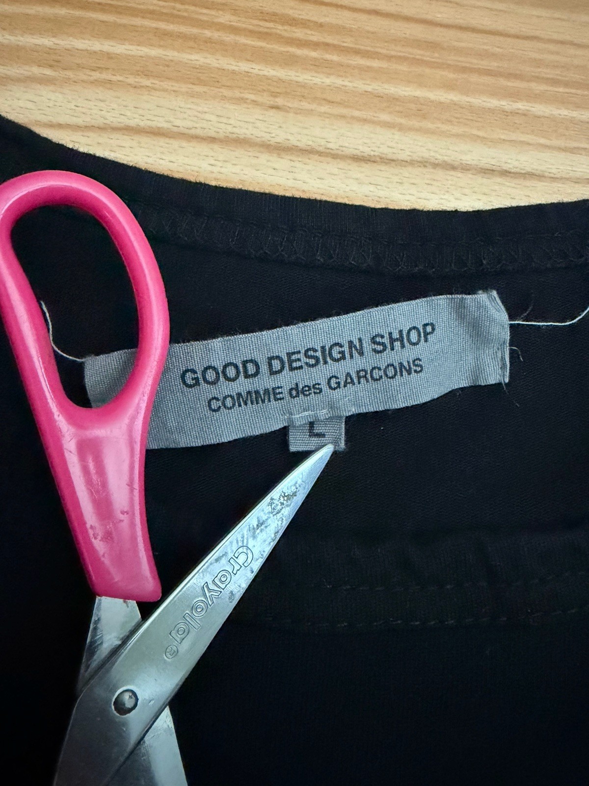 Comme Des Garcons CDG - Black Logo Longsleeve - Small - READ DESCRIPTION gallery