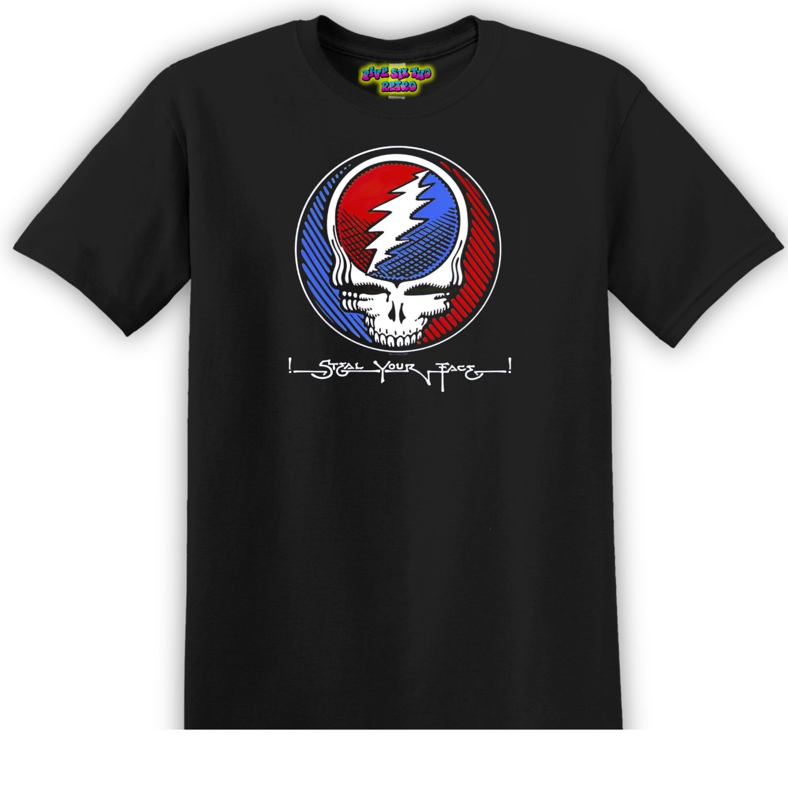 The Grateful Dead Steal Your Face Classic Rock Band T-Shirt Black S-3XL gallery