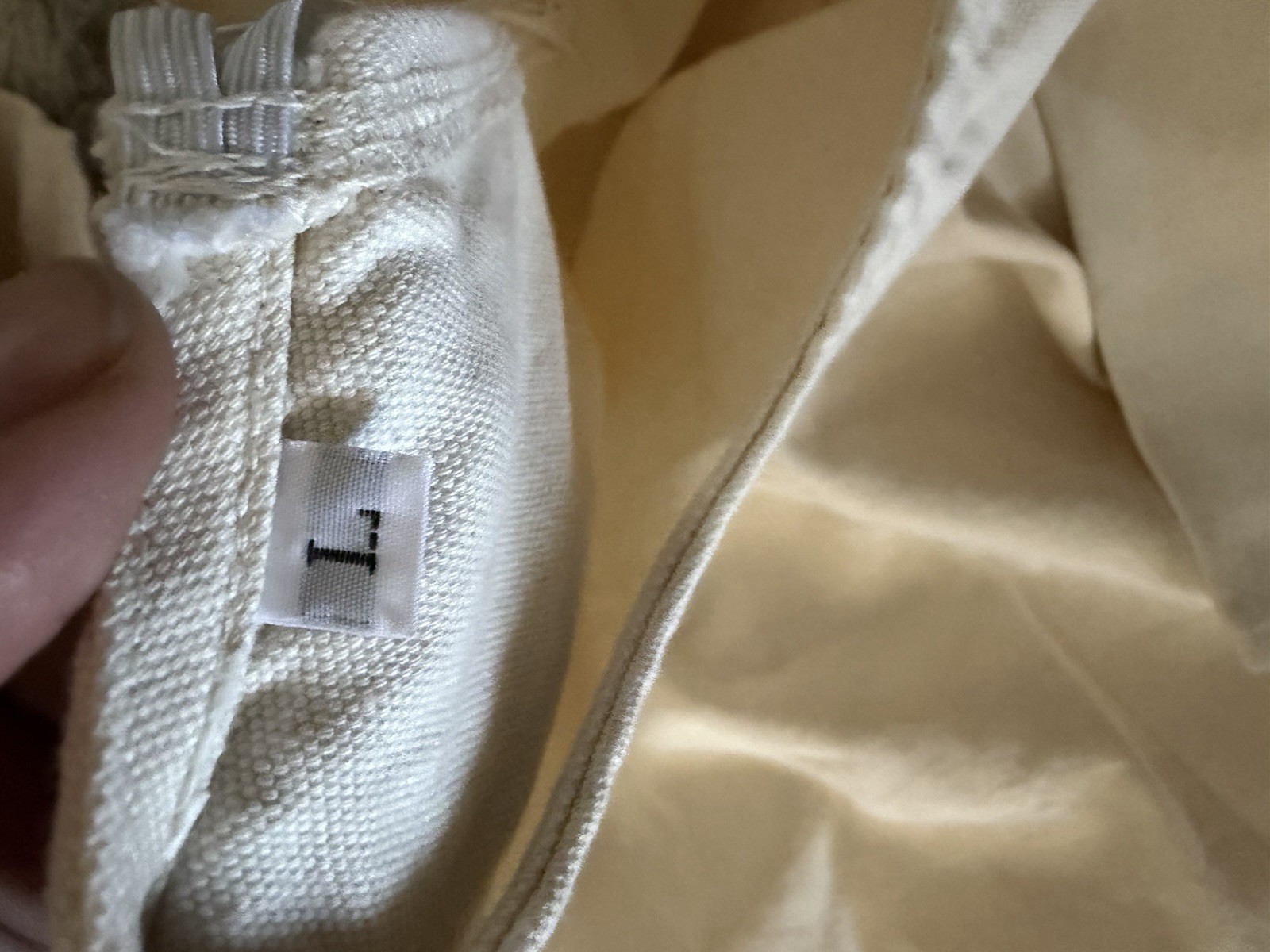 Los Angeles Apparel Kanye West Sunday Service Pastor Tee Poncho Sample in Cream gallery